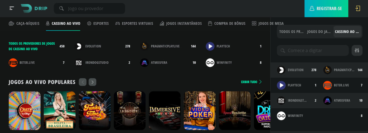 slots dinheiro real