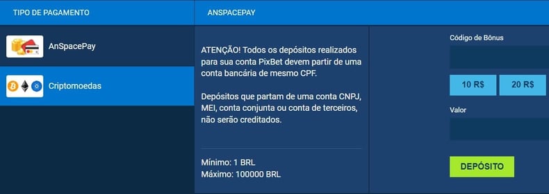pix betano n茫o caiu